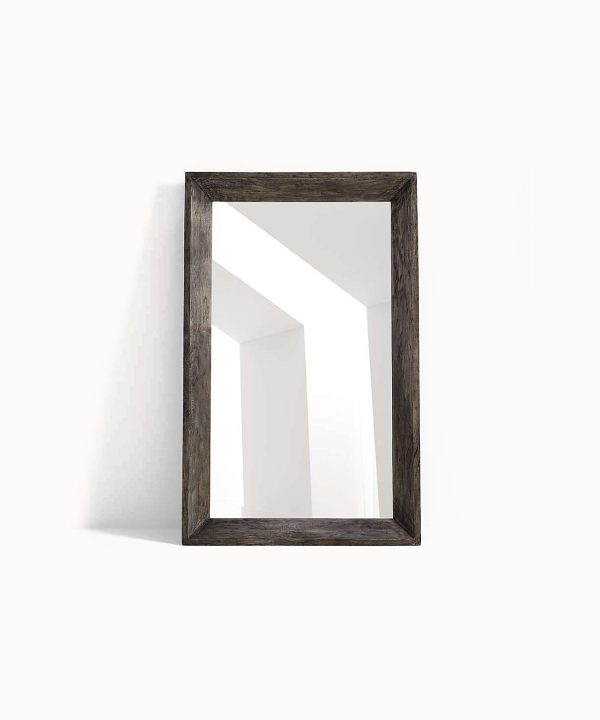 Wood Floor Mirror